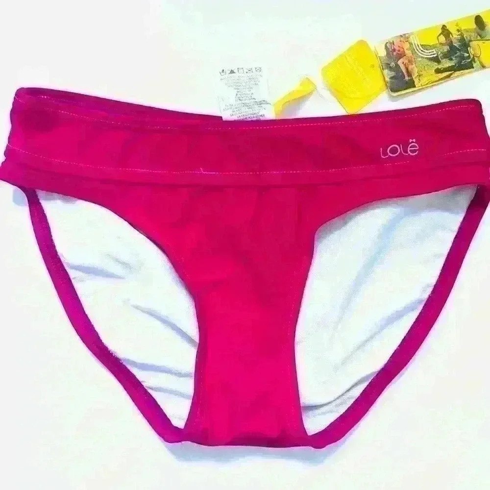 LOLË BIKINI PANTY FUSCHIA BOTTOM